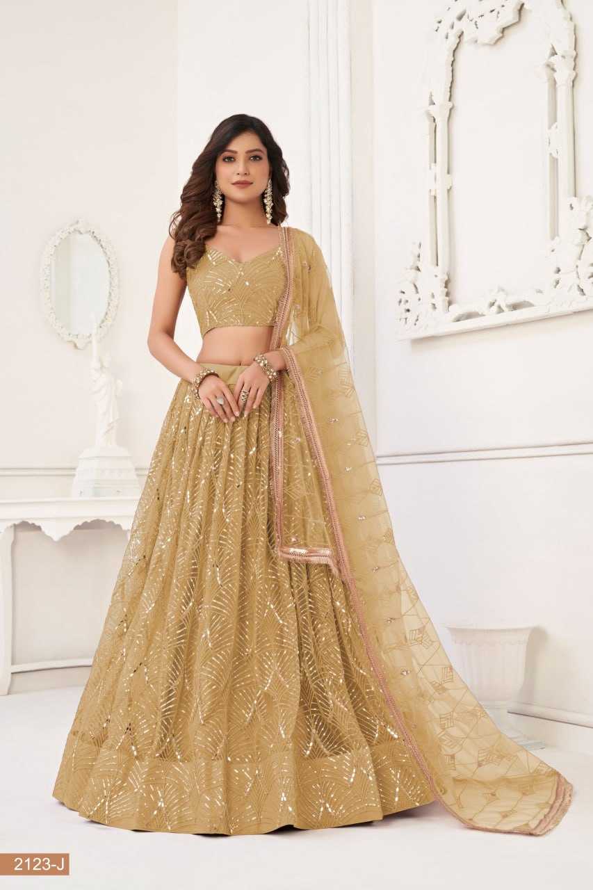 YNF BUTTERFLY NET KESH236 01 LEHENHGA WHOLESALE NET,WEDDING,DESIGNER LEHENGA MANUFACTURER - Deevit International