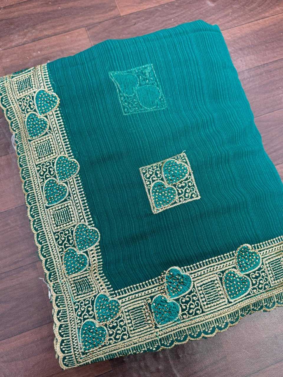 YNF CHIFFON KESH114 RSRM03 SAREES WHOLESALE TRADITIONAL EMBROIDERED LADIES CHIFFON SAREES MANUFACTURER - Deevit International