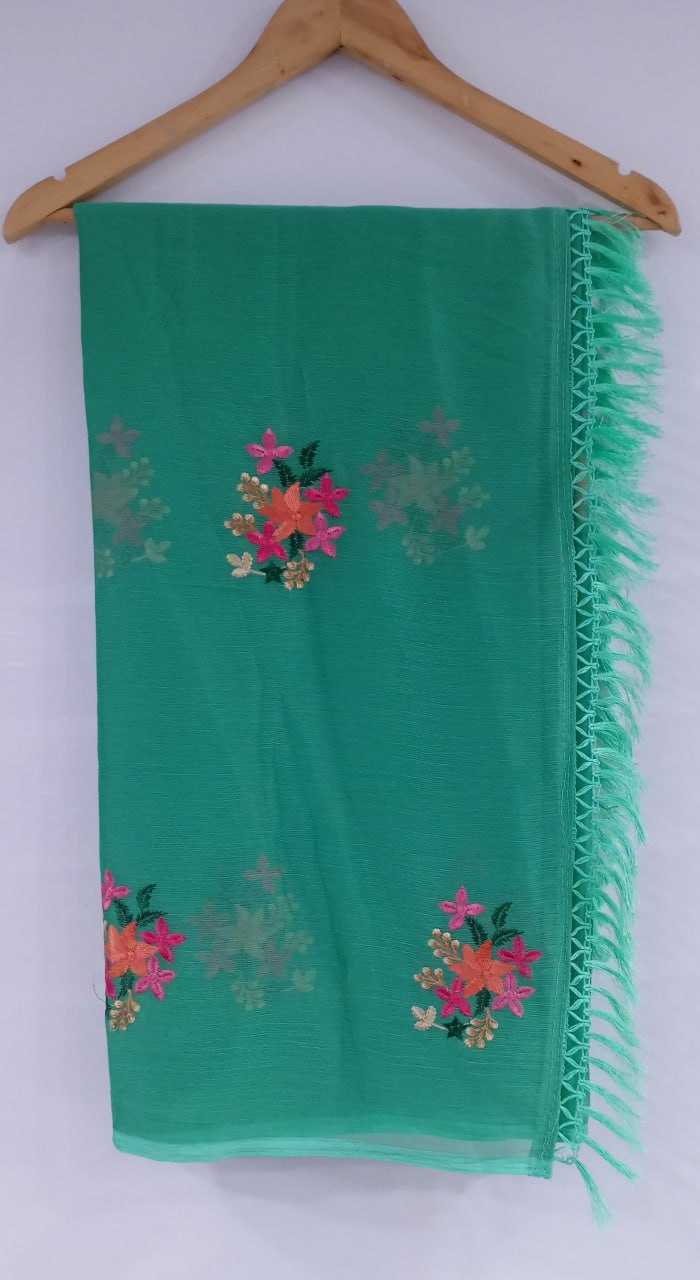 YNF CHIFFON RIN163 RAE45 SAREES WHOLESALE CHIFFON EMBROIDERED BUTTA SAREES MANUFACTURER - Deevit International