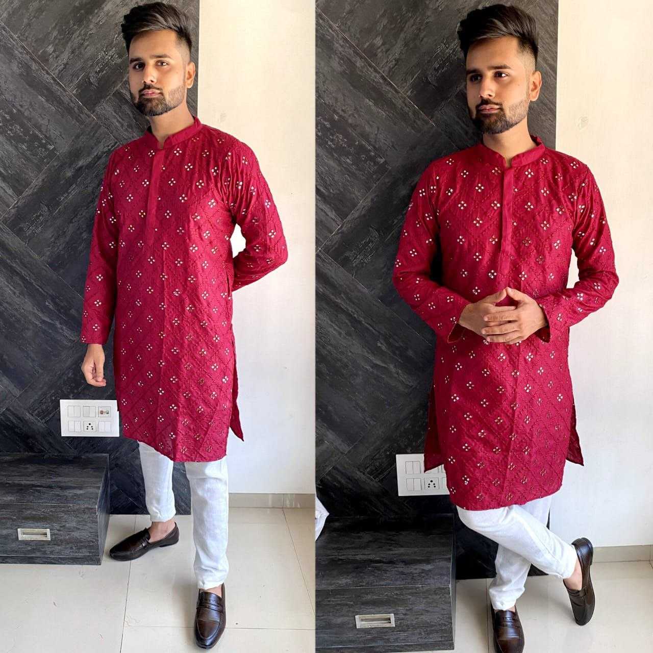 YNF COTTON KESH246 Mirror kurta MENS WEAR WHOLESALE MENS KURTAS MEN COTTON KURTA MEN KURTA PAJAMA EMANUFACTURER - Deevit International