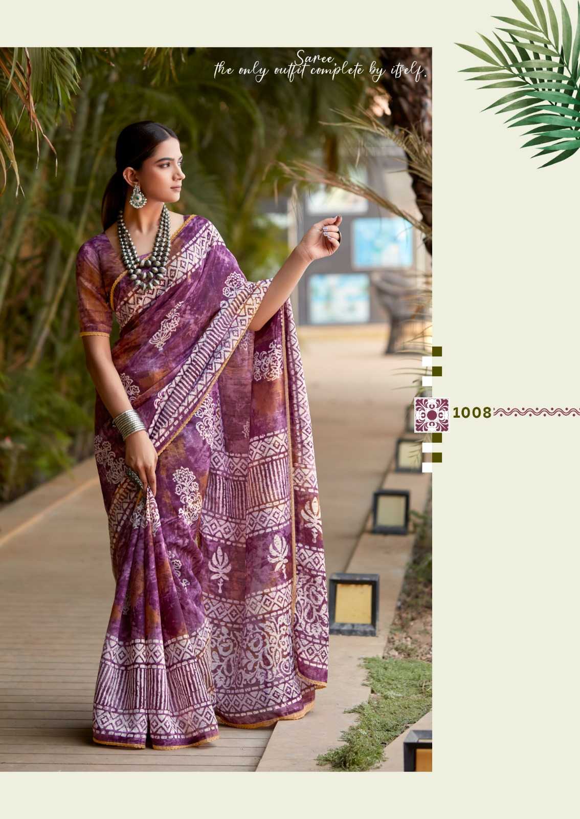 YNF COTTON RIN195 Samsara SAREES WHOLESALE PRINTED COTTON SEQUENCE OFFICE WEAR SAREES MANUFACTURER - Deevit International