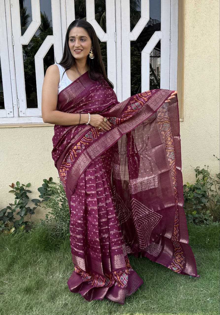 YNF COTTON SILK KESH117 RWC55 SAREES WHOLESALE SILK ZARI BORDER RED COTTON SAREES MANUFACTURER - Deevit International