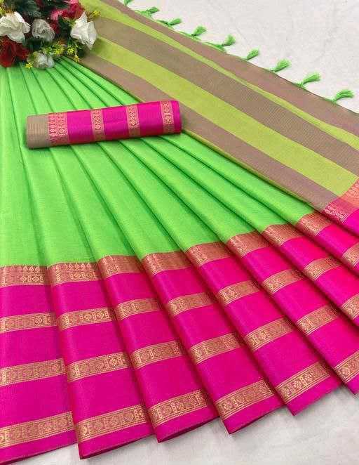 YNF COTTON SILK KESH245 RNF07 SAREES WHOLESALE JACQUARD COTTON SILK SAREES MANUFACTURER - Deevit International