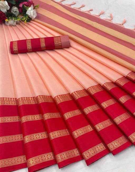 YNF COTTON SILK KESH245 RNF07 SAREES WHOLESALE JACQUARD COTTON SILK SAREES MANUFACTURER - Deevit International