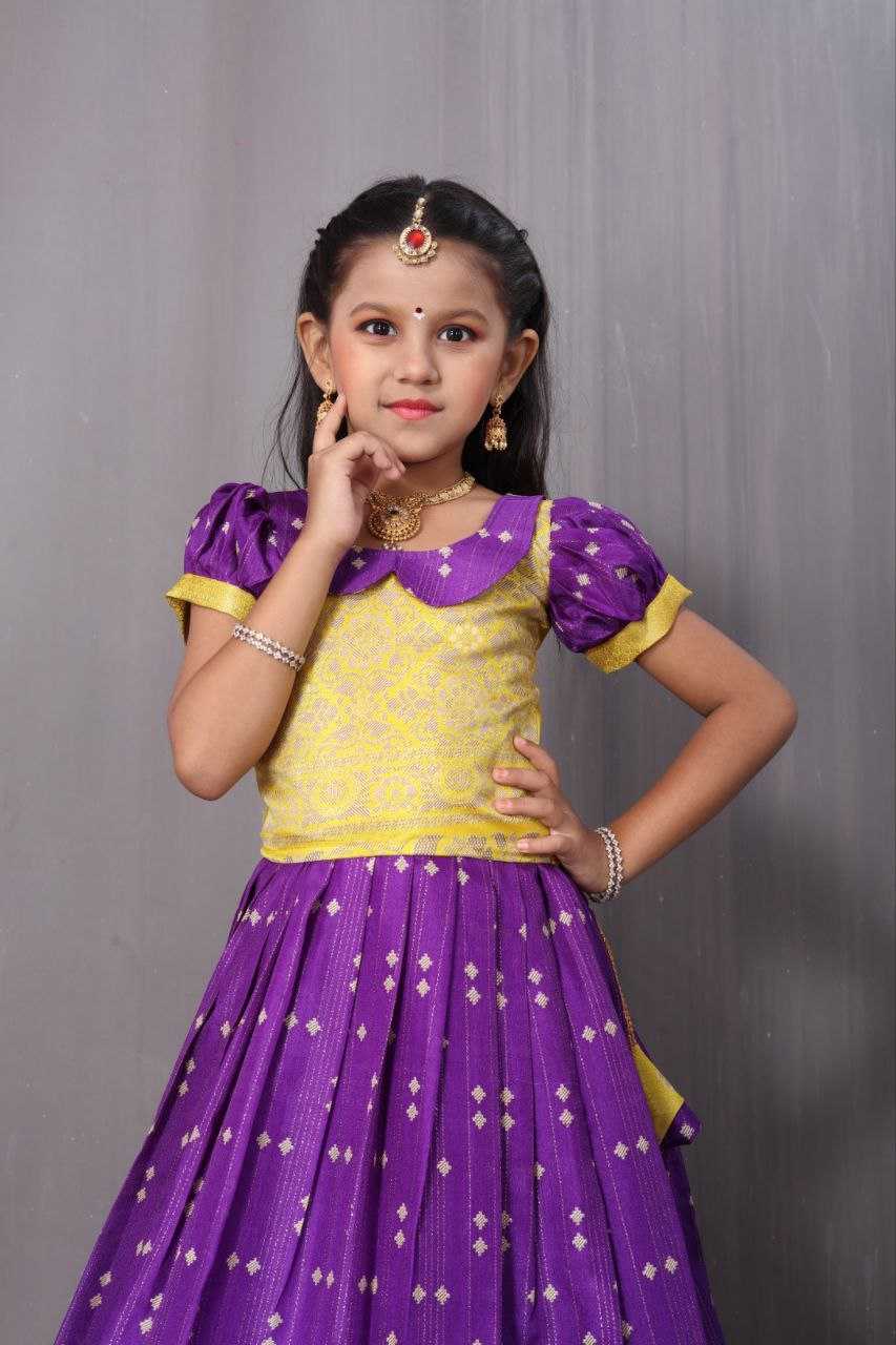 YNF DOLA SILK KESH189 VET15 KIDS WEAR WHOLESALE KIDS LEHENGA KIDS TRADITIONAL OUTFITS KIDS LEHENGA CHOLI KIDS FESTIVE WEAR KIDS WEDDING OUTFITS MANUFACTURER - Deevit International