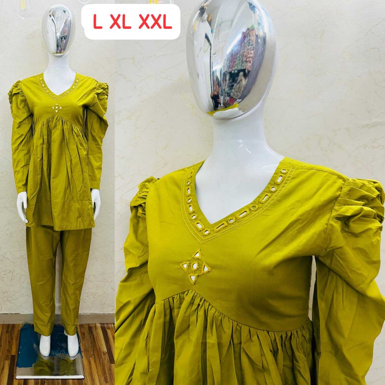 YNF HEAVY SILK KESH258 VDA17 WESTERN WEAR WHOLESALE CO-ORD SET MANUFACTURER - Deevit International