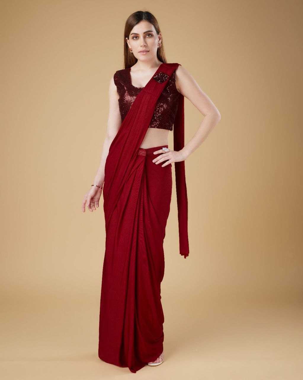 YNF IMPORDET RIN195 101113 SAREES WHOLESALE SEQUIN PARTY WEAR READY TO WEAR SAREES MANUFACTURER - Deevit International