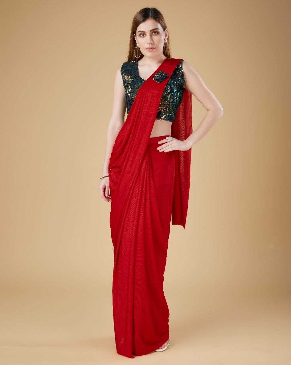 YNF IMPORDET RIN195 101113 SAREES WHOLESALE SEQUIN PARTY WEAR READY TO WEAR SAREES MANUFACTURER - Deevit International