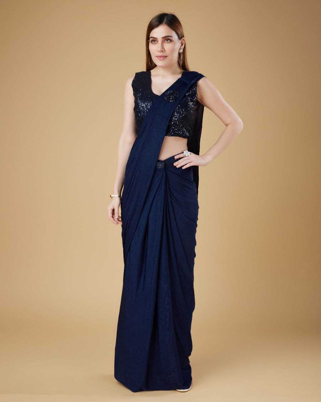 YNF IMPORDET RIN195 101113 SAREES WHOLESALE SEQUIN PARTY WEAR READY TO WEAR SAREES MANUFACTURER - Deevit International