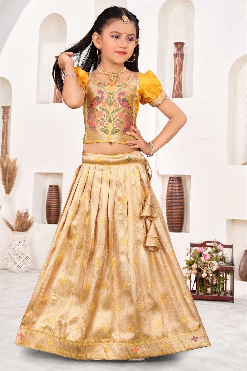 YNF JACQUARD KESH189 VET19 RRKT98 KIDS WEAR WHOLESALE KIDS LEHENGA KIDS TRADITIONAL OUTFITS KIDS LEHENGA CHOLI KIDS FESTIVE WEAR KIDS WEDDING OUTFITS MANUFACTURER - Deevit International