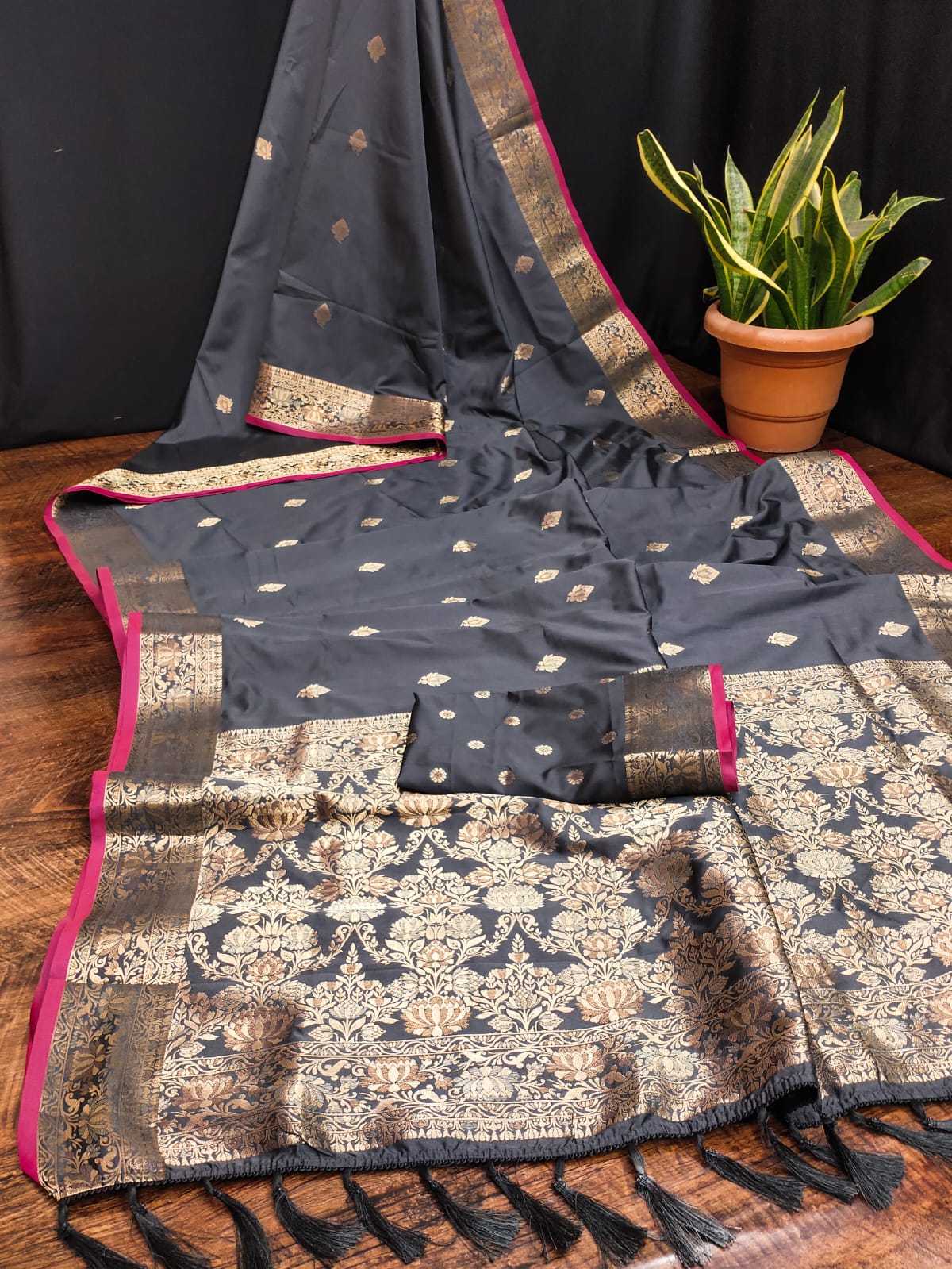 YNF JACQUARD KESH190 SULA SAREES WHOLESALE FANCY PRINTED SEQUINS WORK SILK SAREES MANUFACTURER - Deevit International