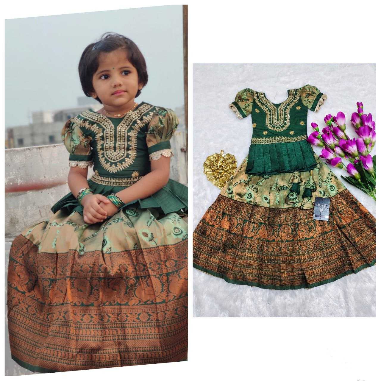 YNF KANIVARM SILK RIN161 RPVR23 KIDS WEAR WHOLESALE KIDS LEHENGA KIDS TRADITIONAL OUTFITS KIDS LEHENGA CHOLI KIDS FESTIVE WEAR KIDS WEDDING OUTFITS MANUFACTURER - Deevit International