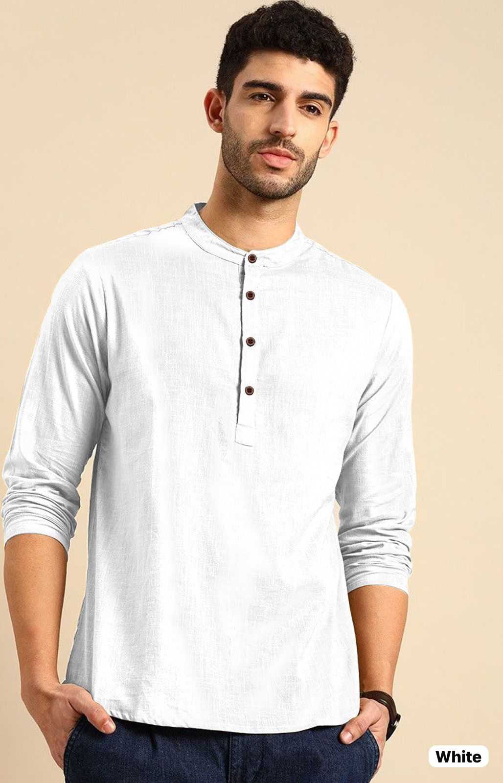 YNF KHADI COTTON KESH392 VAI04 MENS WEAR WHOLESALE KHADI COTTON CASUAL WEAR MENS SHIRTS MANUFACTURER - Deevit International