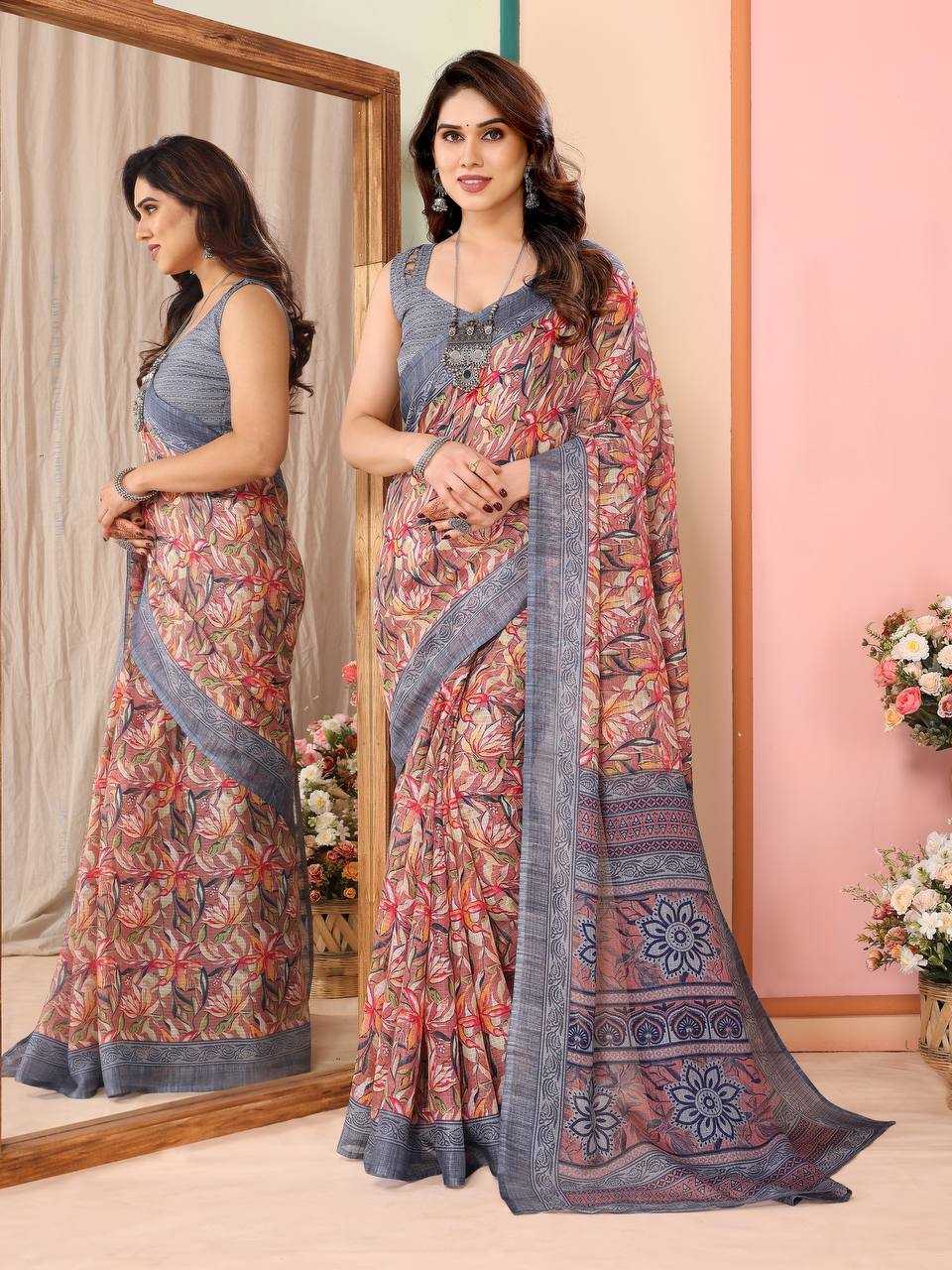 YNF KOTA SILK KESH245 RNF11 SAREES WHOLESALE KOTA DORIA LADIES PRINTED SAREES MANUFACTURER - Deevit International