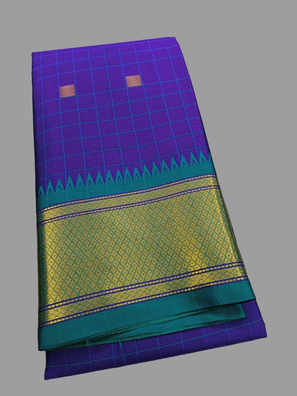 YNF LICHI SILK KESH245 RNF16 SAREES WHOLESALE JACQUARD ZARI BORDER COTTON SILK SAREES MANUFACTURER - Deevit International