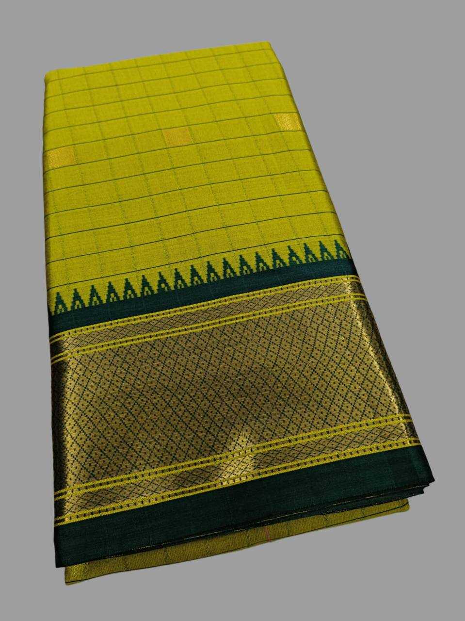 YNF LICHI SILK KESH245 RNF16 SAREES WHOLESALE JACQUARD ZARI BORDER COTTON SILK SAREES MANUFACTURER - Deevit International