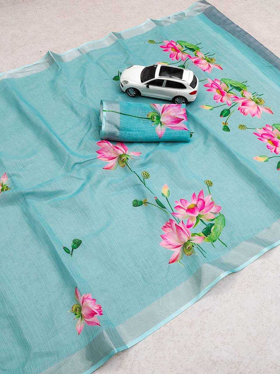 YNF LINEN KESH223 311 SAREES WHOLESALE TRADITIONAL ZARI FESTIVEL LINEN SAREES MANUFACTURER - Deevit International