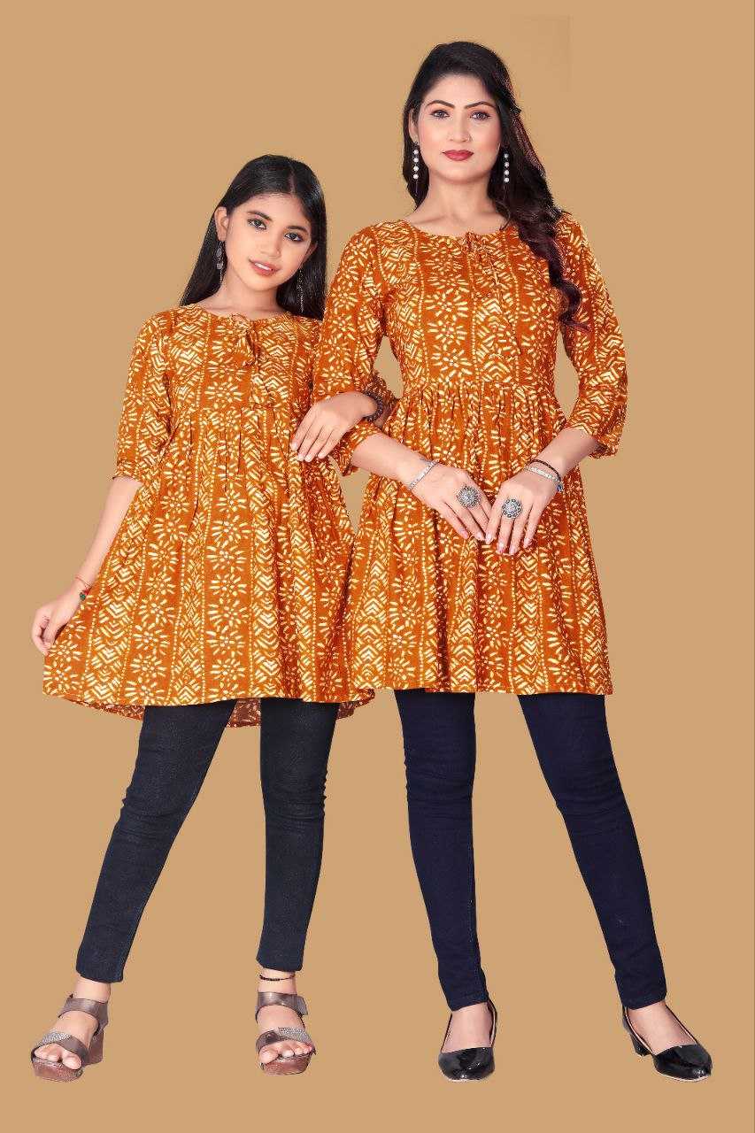 YNF RAYON RIN191 CHAND SITARE WHOLESALE MOTHER & DAUGHTER COMBO MANUFACTURER - Deevit International