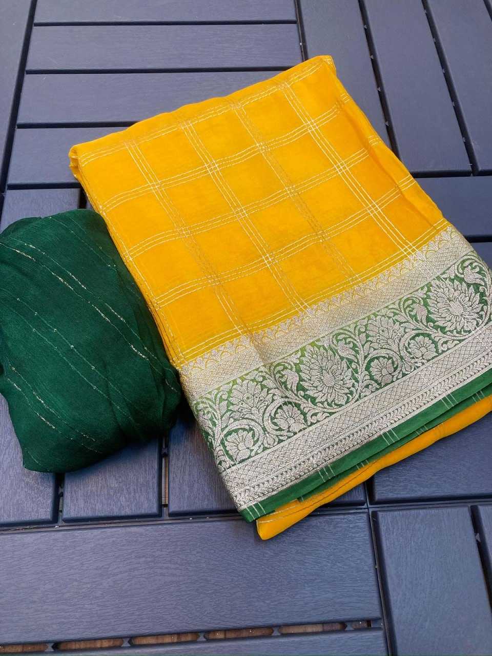 YNF RUSSIAN SILK KESH238 RPF03 SAREES WHOLESALE TRADITIONAL BANARASI SILK GOLD BORDER SILK SAREES MANUFACTURER - Deevit International