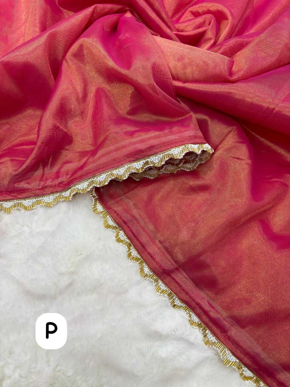 YNF SHIMMER SILK KESH221 PTF14  SAEES WHOLESALE  PARTY WEAR  FANCY LACE BORDER SAREES  MANUFACTURER - Deevit International