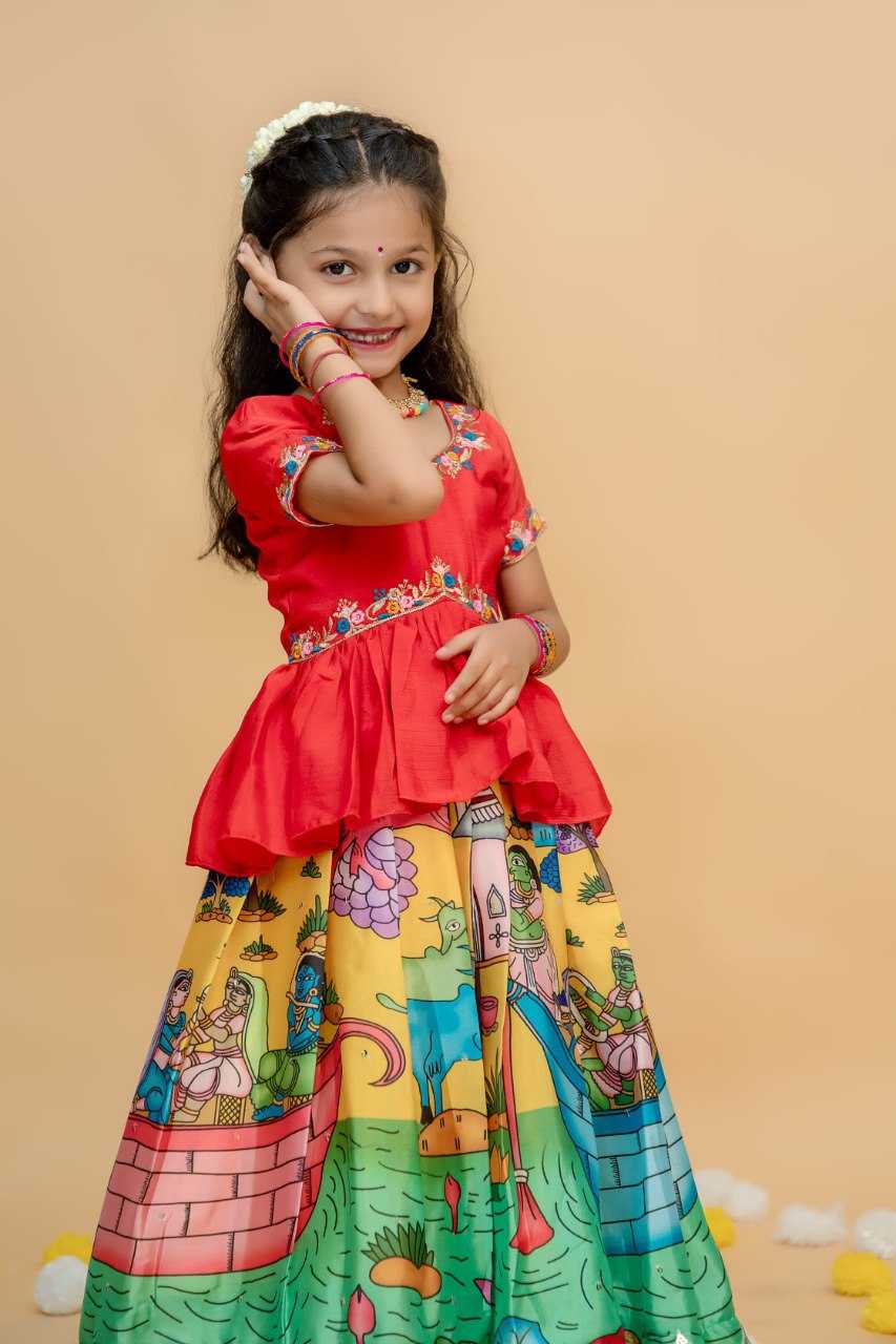 YNF SOFT CHINON KESH109 RRKT91 KIDS WEAR WHOLESALE KIDS GOWNS MANUFACTURER - Deevit International