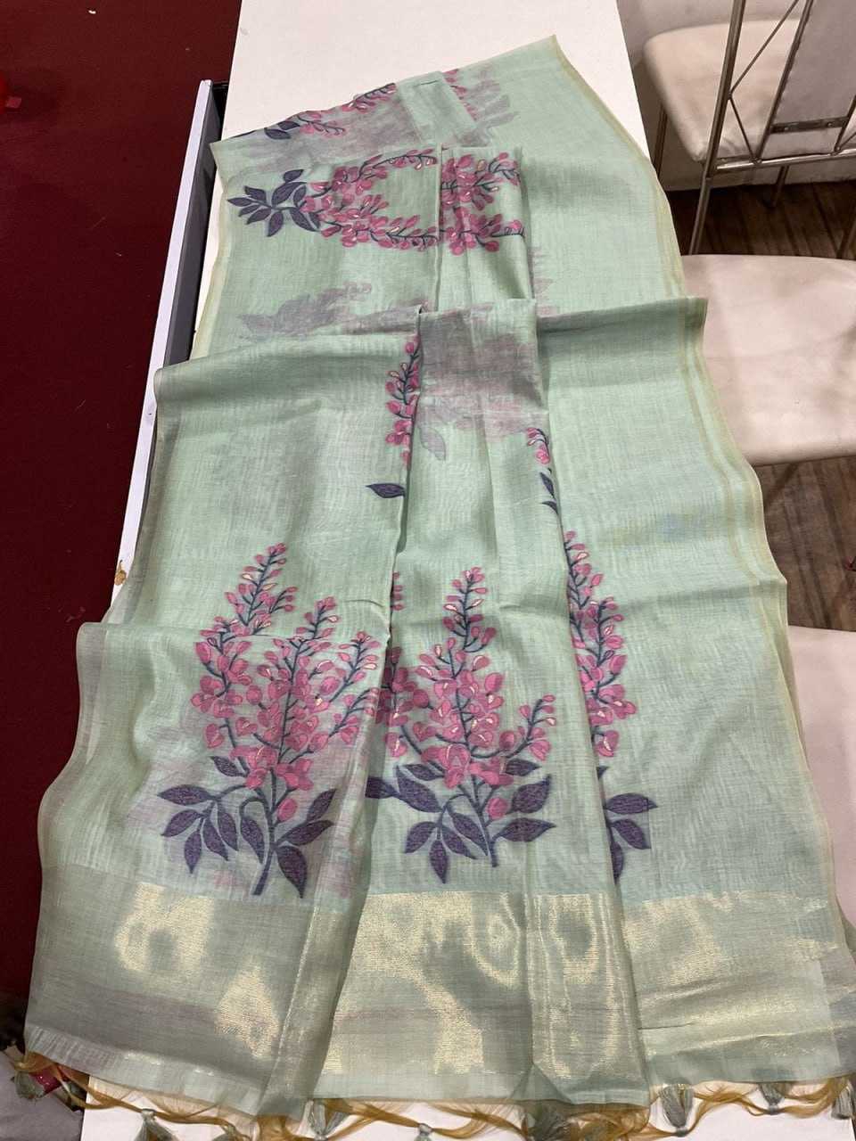 YNF SOFT MUGA SILK KESH171 MUGA COTTON TREE 3 WHOLESALE TRADITIONAL PRINTED SOFT COTTON SAREES MANUFACTURER - Deevit International