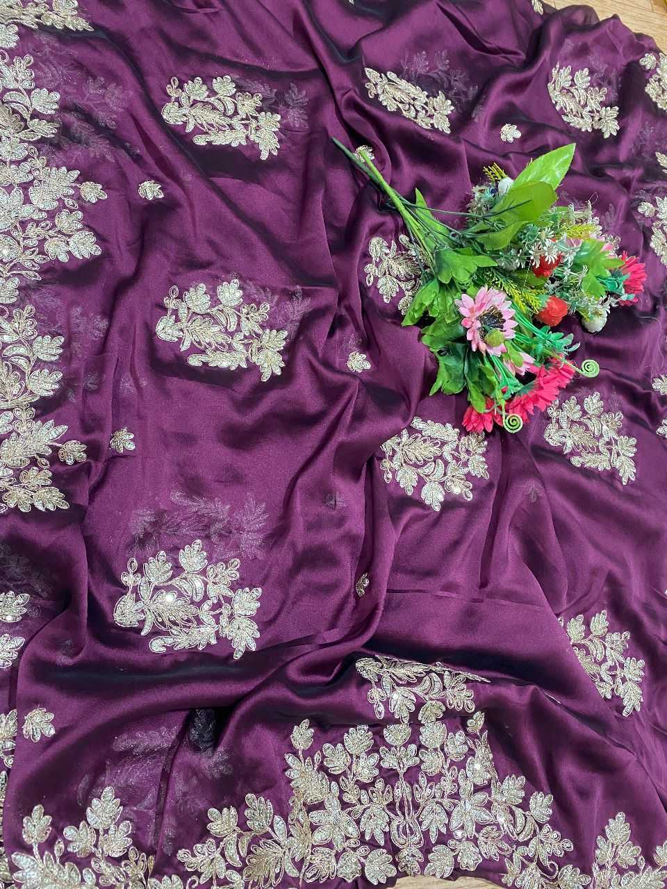 YNF SOFT SILK  RIN126 JHT21 SAREES WHOLESALE EMBROIRERED SILK DESIGNER FANCY SAREES MANUFACTURER - Deevit International