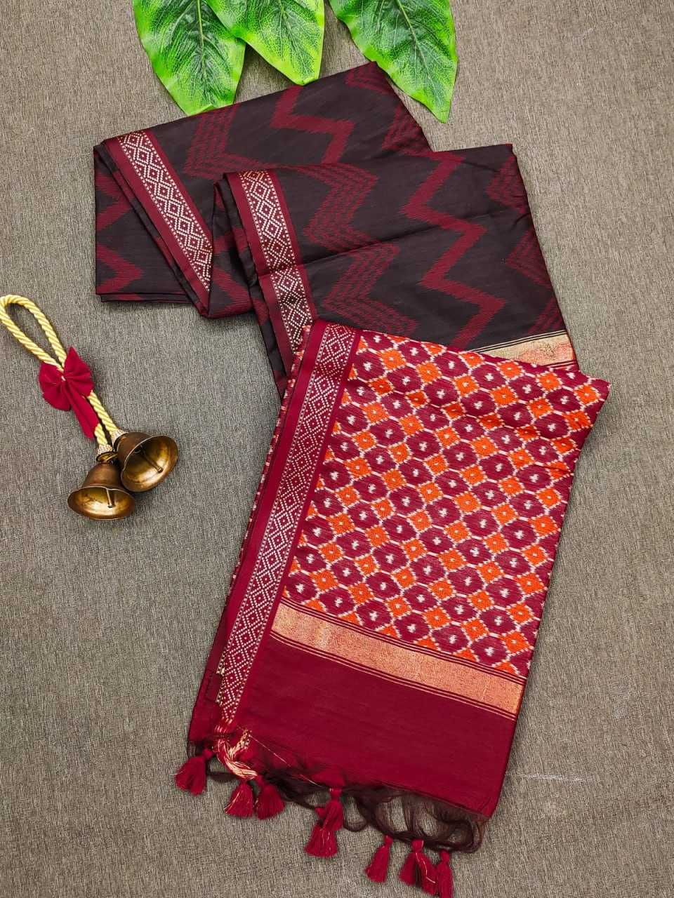 YNF TUSSAR SILK KESH171 YUKTI LERIYA SAREES WHOLESALE TRADITIONAL EMBROIDERED TUSSAR SILK SAREES MANUFACTURER - Deevit International