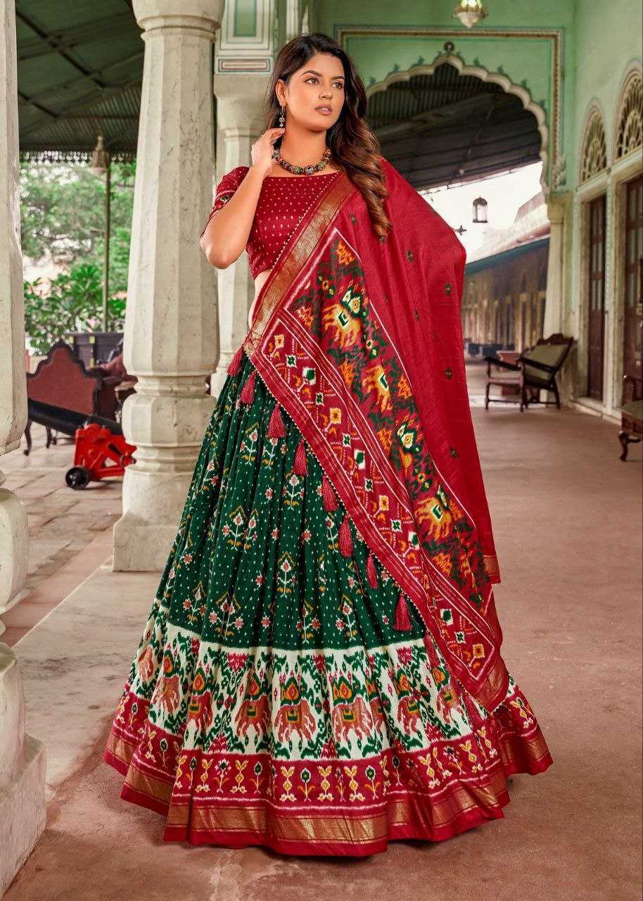 YNF TUSSAR SILK KESH187 SITARA LEHENGAS WHOLESALE WEDDING SILK LEHENGAS WITH DUPATTA AND BLOUSE MANUFACTURER - Deevit International