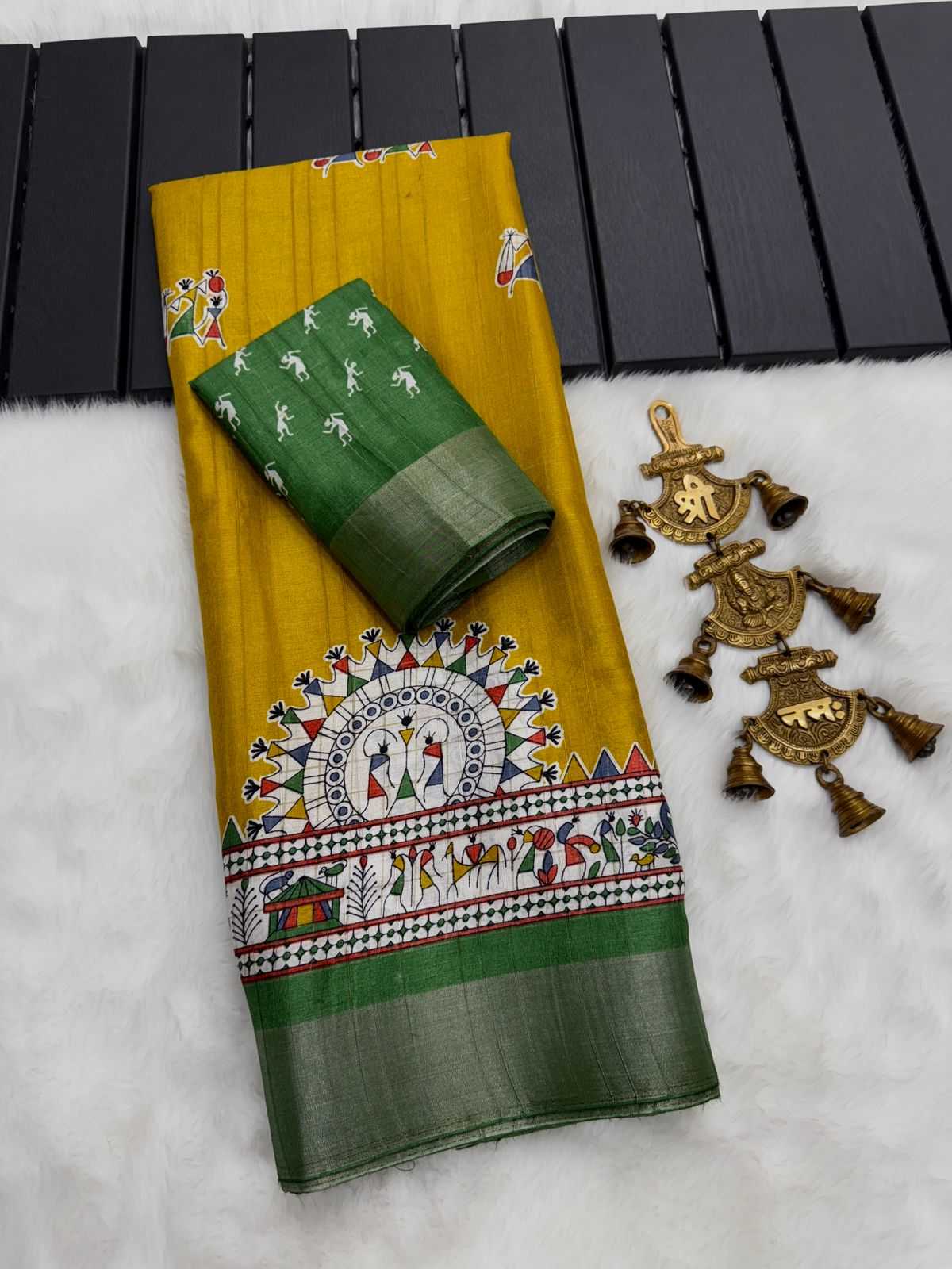 YNF TUSSAR SILK RIN149 MKD153 SILK SAREES WHOLESALE TUSSAR SILK ZARI BORDER SILK HANDLOOM SAREES MANUFACTURER - Deevit International