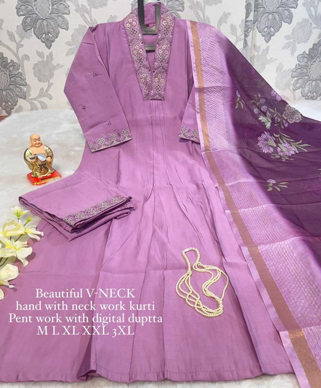 YNF VISCOSE KESH256 RNF17 SUITS & DRESSES WHOLESALE DESIGNER WEDDING LADIES LONG SILK SUITS MANUFACTURE - Deevit International