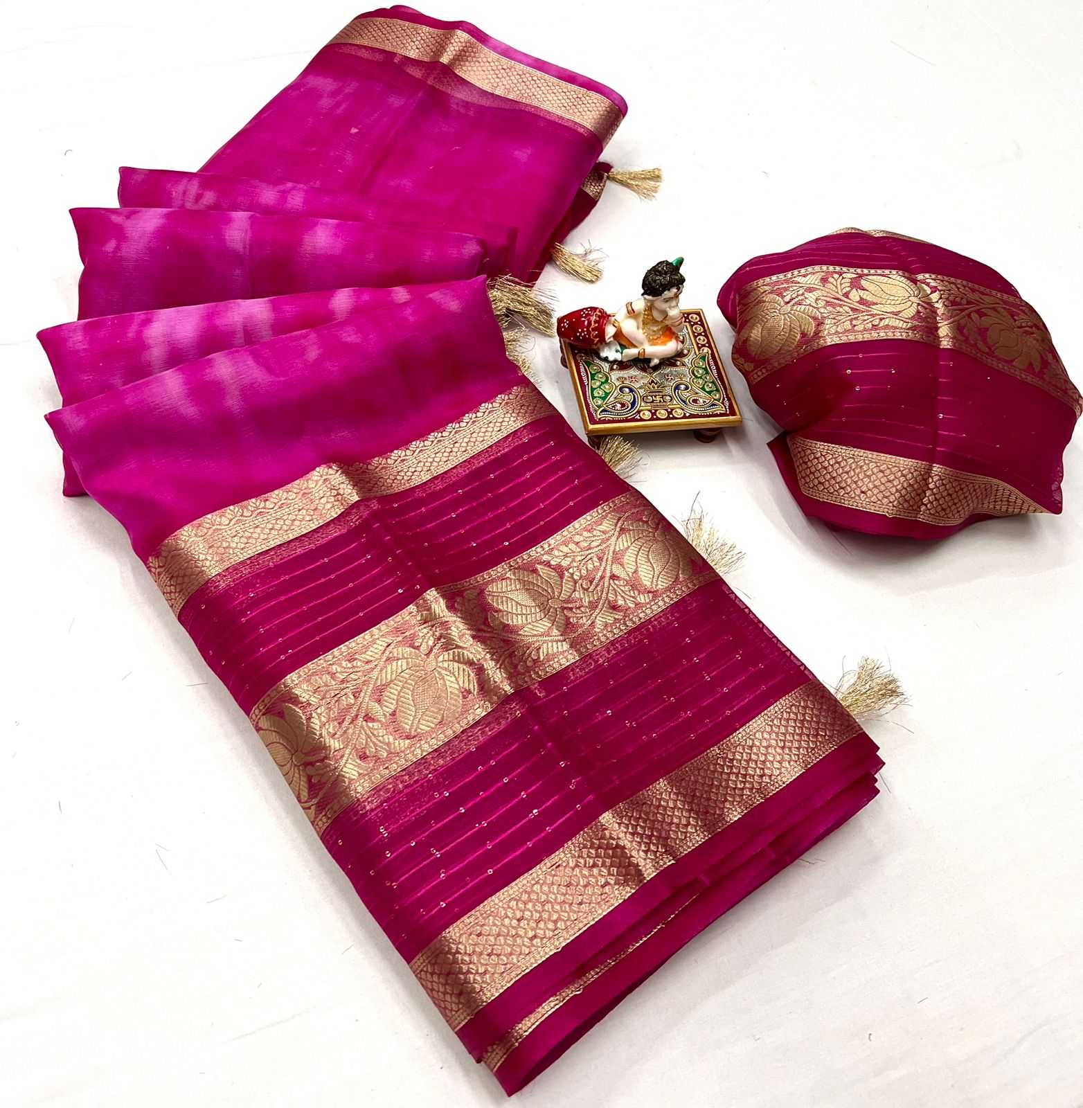 YNF ORGANZA RAR RICH WHOLESALE SAREES MANUFACTURER