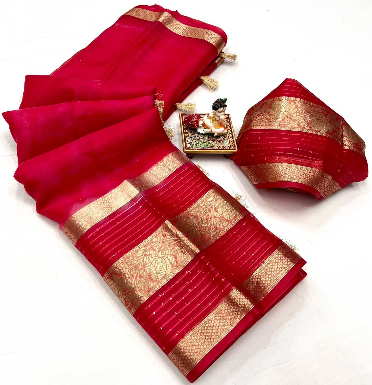 YNF ORGANZA RAR RICH WHOLESALE SAREES MANUFACTURER