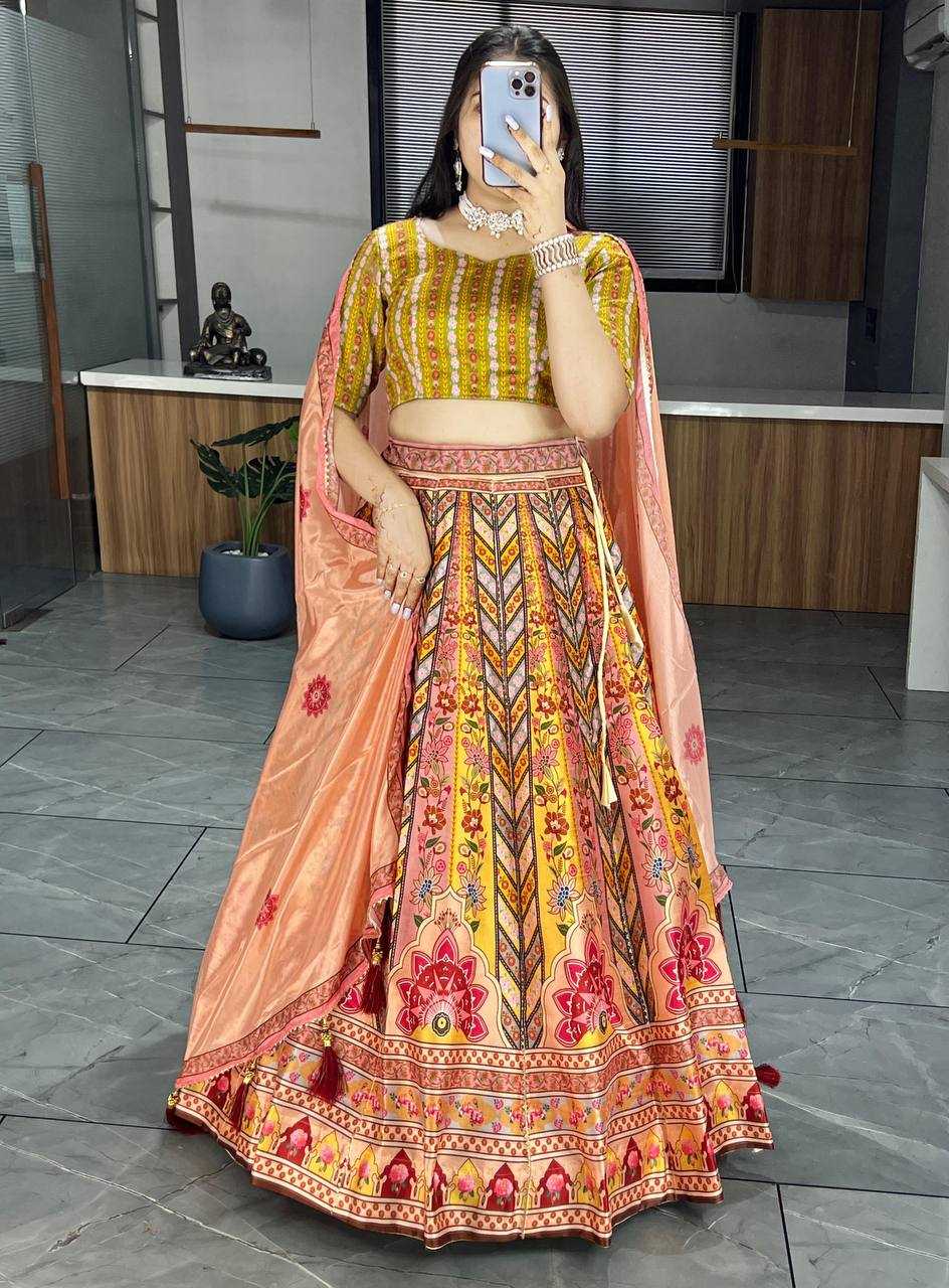 YNF ART SILK GRO 7128 WHOLESALE LEHENGAS MANUFACTURER