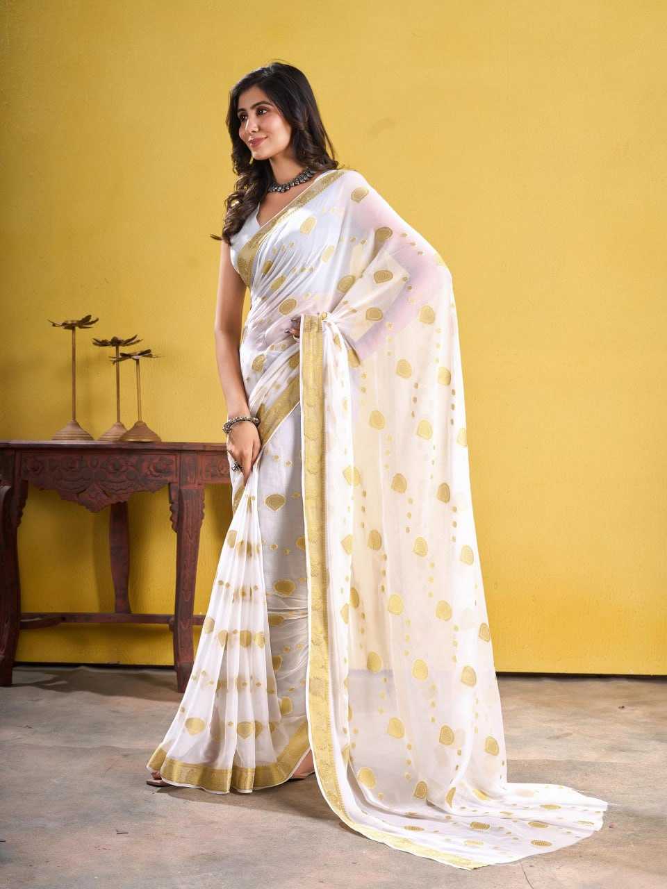 YNF CHIFFON MDR NAZIM WHOLESALE SAREES MANUFACTURER