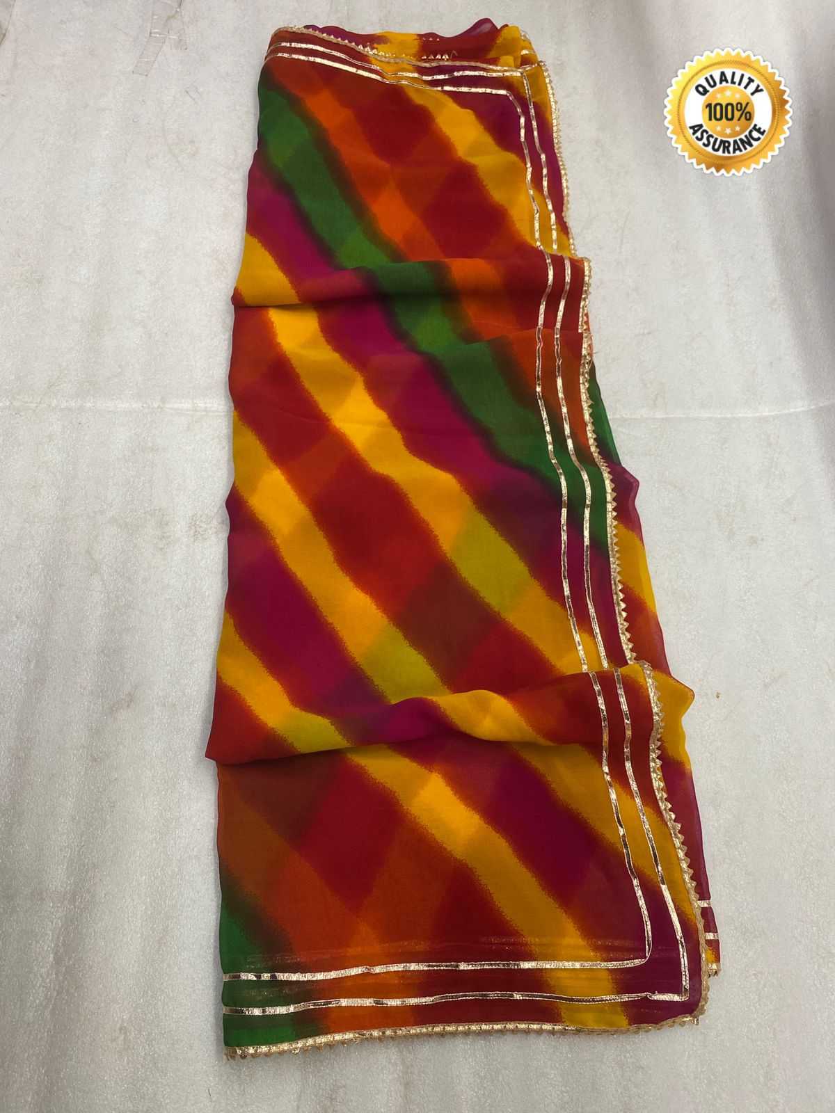 YNF GEORGETTE ASW SAMOSA WHOLESALE SAREES MANUFACTURER