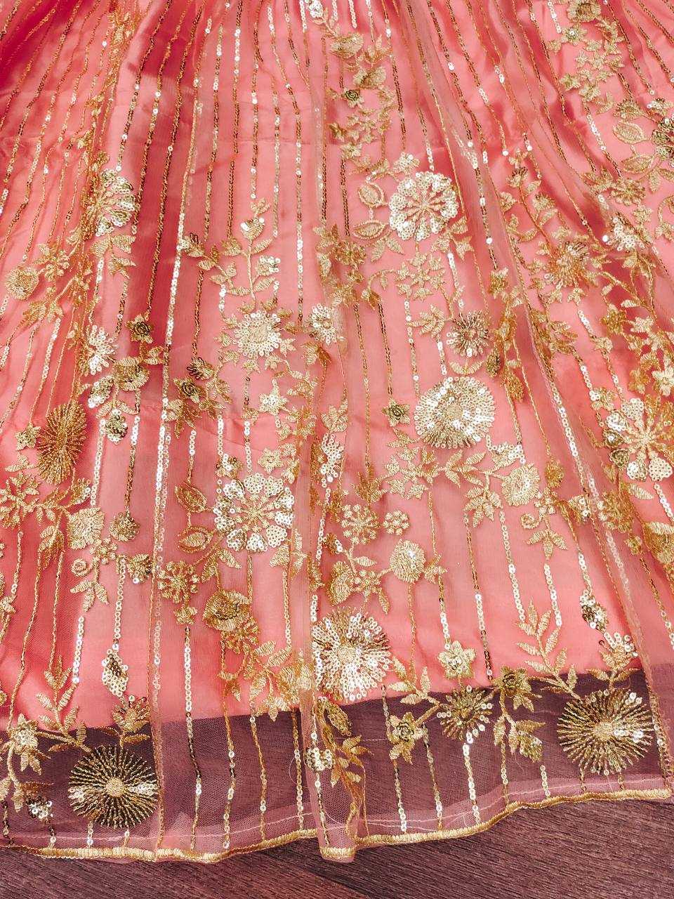 YNF NET VDD 5004 WHOLESALE LEHENGAS MANUFACTURER 