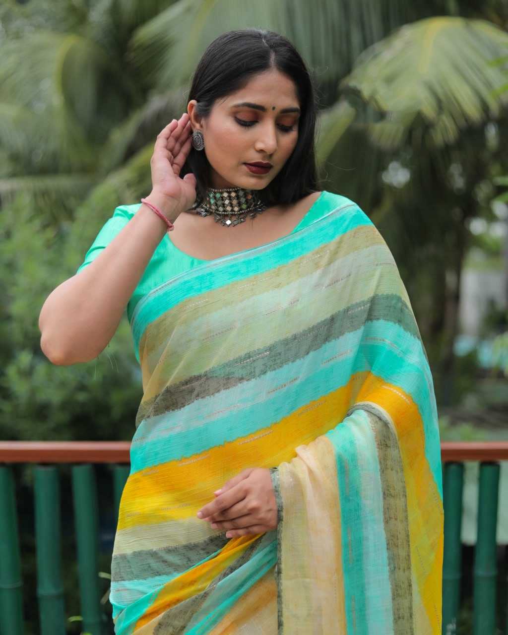 YNF CHIFFON MTC KAMLI SAREES WHOLESALE FANCY LADIES CHIFFON SAREES MANUFACTURER