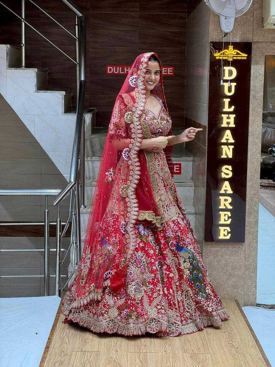 YNF FAUX GEORGETTE RIN108 1624 LEHENGAS  WHOLESALE DESIGNER BRIDAL WEDDING LEHENGA MANUFACTURER  