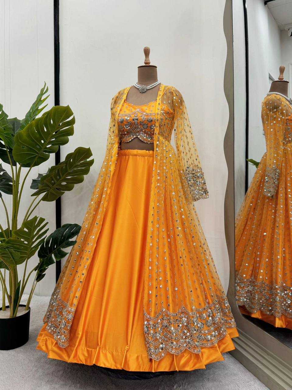 YNF JAPAN SARTIN RIN162 275 LEHENGAS WHOLESALE DESIGNER FANCY TRADITIONAL LEHENGA MANUFACTURER   