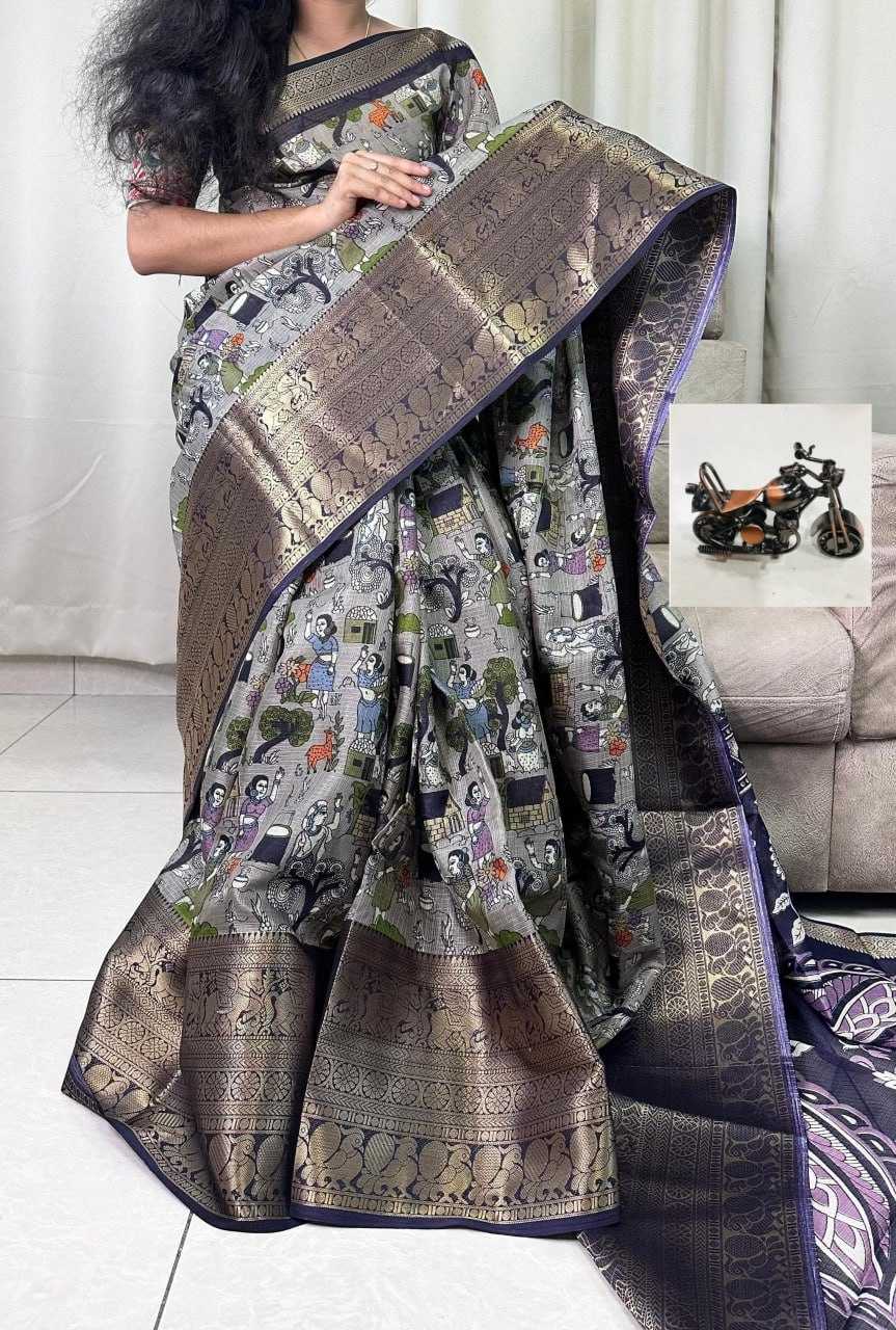 YNF KOTA SILK RWC LIGHT SAREES WHOLESALE PRINTED KOTA DORIA LADIES SAREES MANUFACTURER