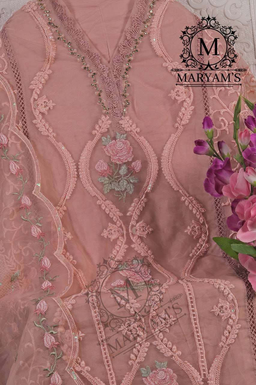 YNF ORGANZA KAL 177 SUITS & DRESSES WHOLESALE UNSTITCHED SUITS EMANUFACTURER