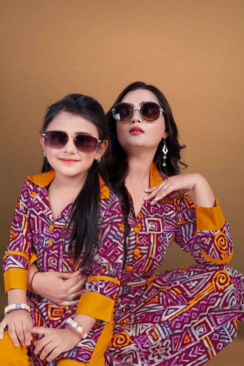 YNF RAYON WTX 02 MOTHER & DAUGHTER COMBO WHOLESALE KURTIS EMANUFACTURER