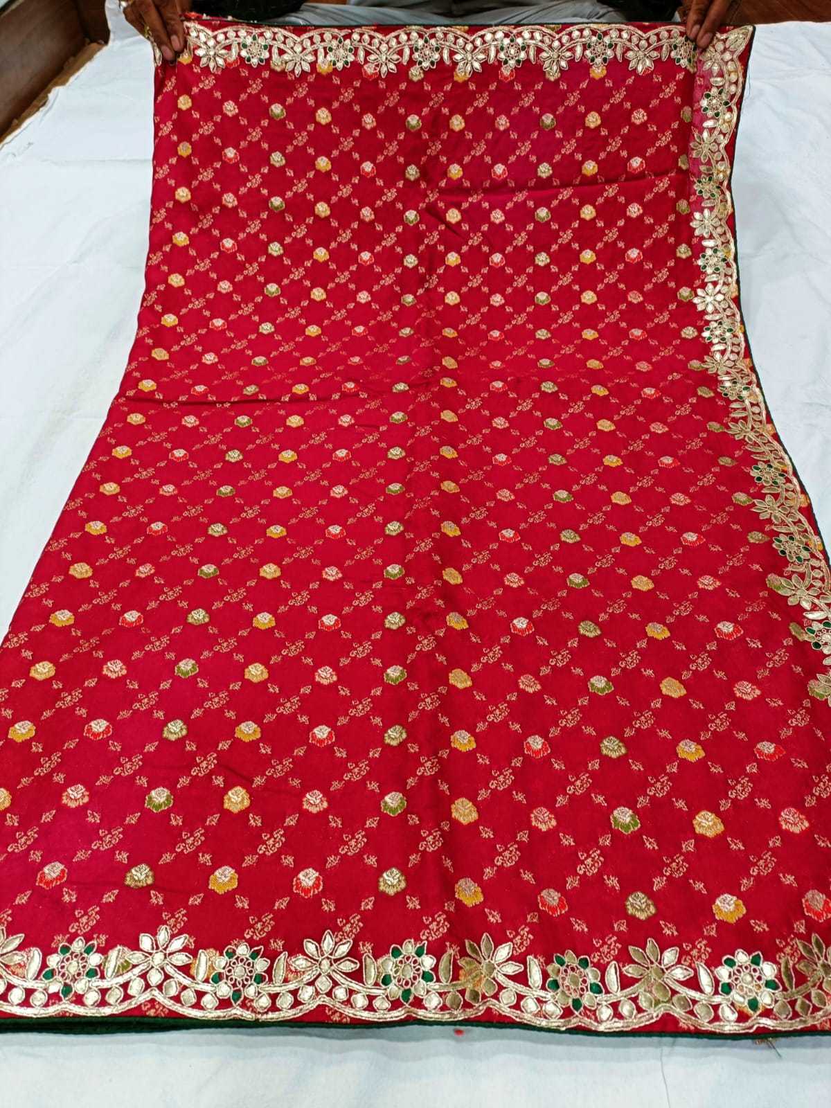 YNF RUSSIAN SILK RJK RUSSIAN SAREES WHOLESALE LADIES GOTA PATTI SAREES MANUFACTURER              