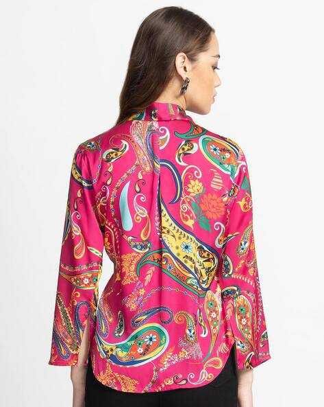 YNF SATIN SVC 04 WESTERN WEAR WHOLESALE TOPS EMANUFACTURER