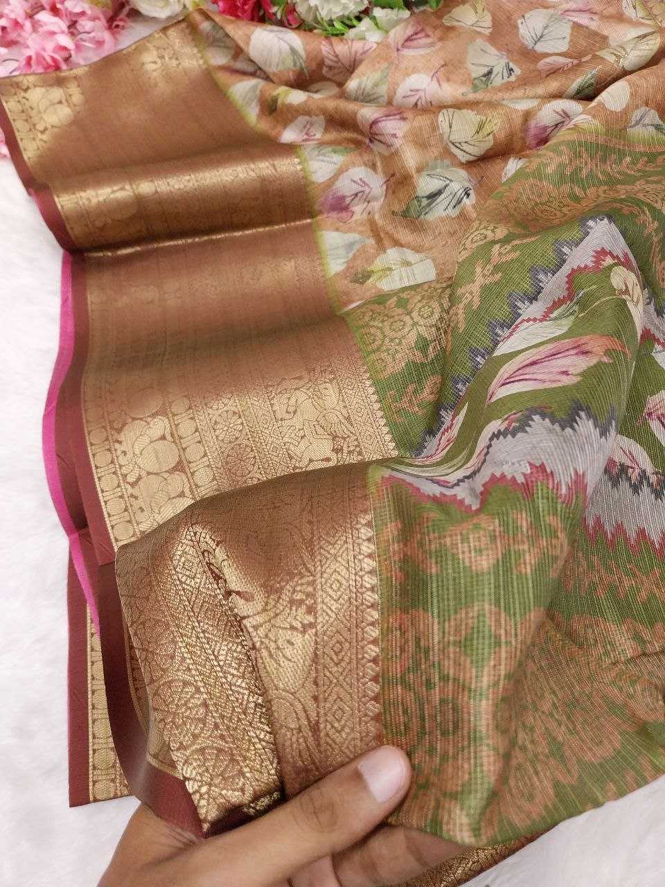 YNF SOFT KOTA SYF ANHANT-1 SAREES WHOLESALE PRINTED LADIES KOTA DORIA SAREES MANUFACTURER