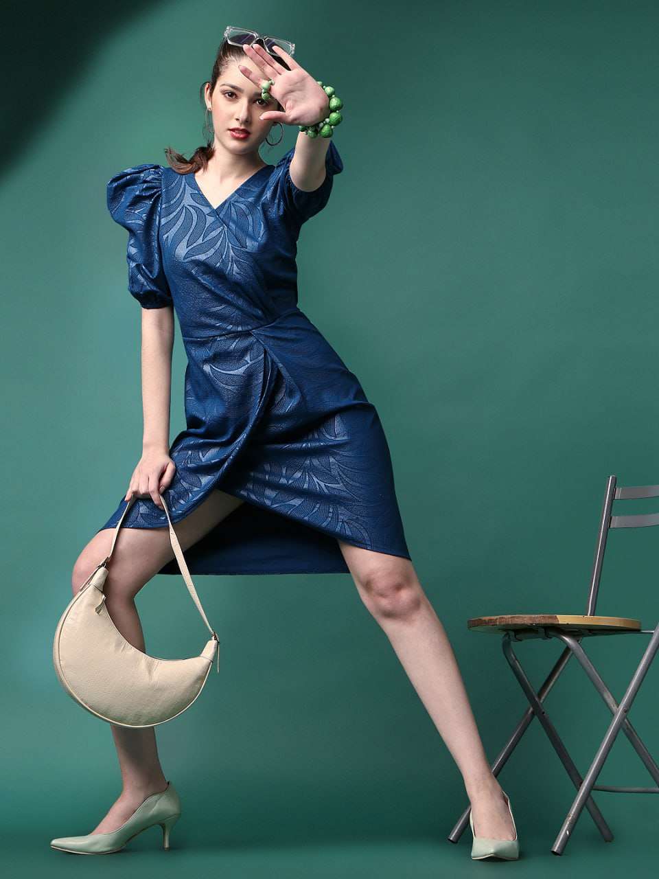 YNF COTTON LYCRA RIN153 4004 WESTERN WEAR WHOLESALE ONE PIECE DRESS MANUFACTURER