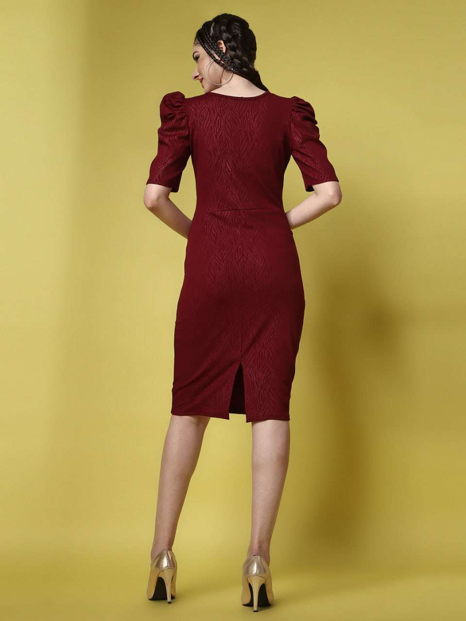 YNF COTTON LYCRA RIN153 4004 WESTERN WEAR WHOLESALE ONE PIECE DRESS MANUFACTURER