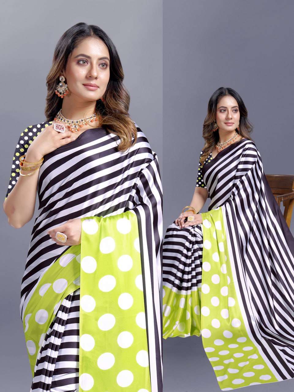 YNF CREPE SRRT JAPAN CRAPE7 SAREES WHOLESALE PRINTED LADIES CREPE SATIN SAREES MANUFACTURER