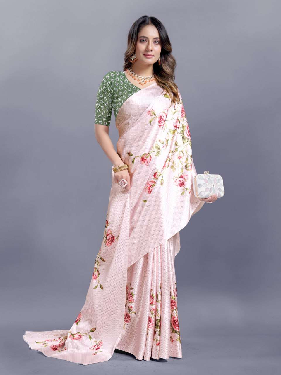 YNF CREPE SRRT JAPAN CRAPE9 SAREES WHOLESALE PRINTED LADIES CREPE SATIN SAREES MANUFACTURER